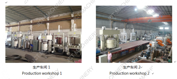 Dispersing Mixing Machine for Silicone Rubber Products workshop