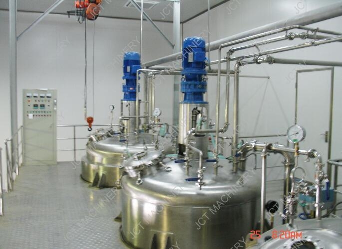 jacketed mixing vessel
