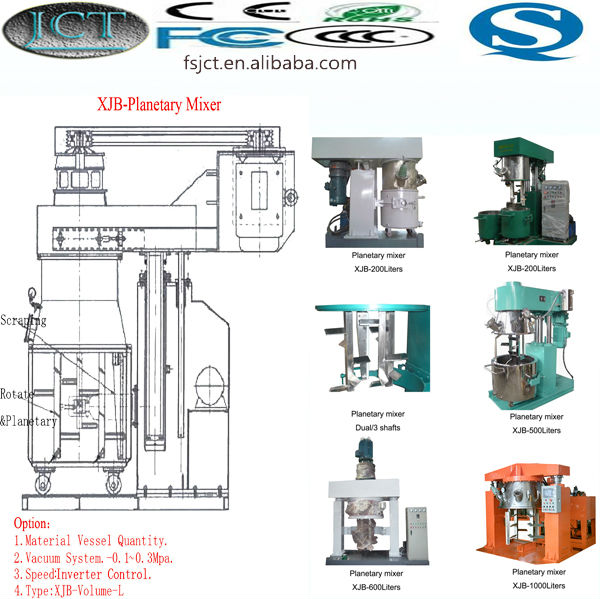 Professional Lithium Calcium Base Grease Planetary Mixer Factory