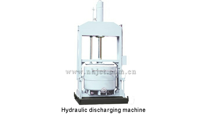hydraulic discharging machine