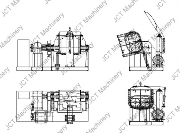 sigma blade mixer structures