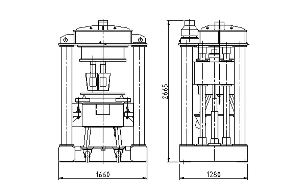 vertical kneader drawing