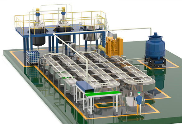 hot melt adhesive production line