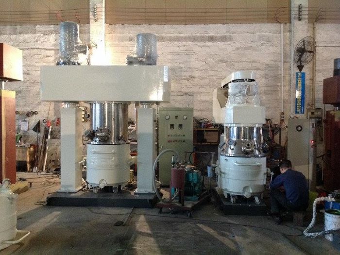 dual shaft mixer