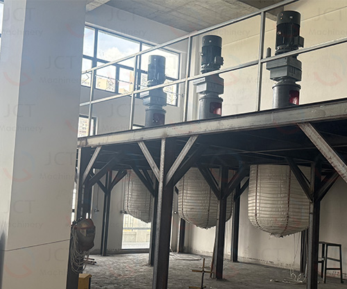 granular hot melt glue production line reactor