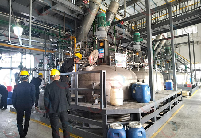 JCT acrylic resin project implementation case acrylic resin production line installation site