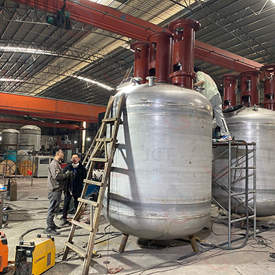 main dissolving reactor with double-face mechanical seal for PU shoe glue high shear dispersing mixer reactor for rapid TPU granules dissolving in PU adhesive plant