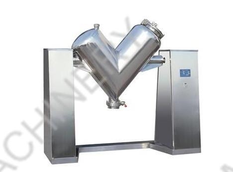 What is V-shape powder mixing system?