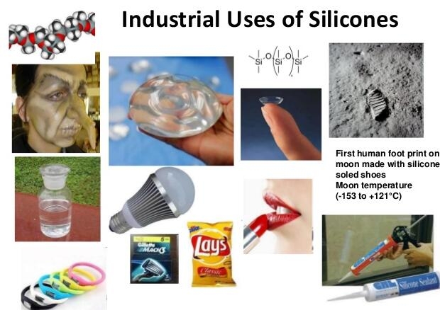 What are the uses of silicones?
