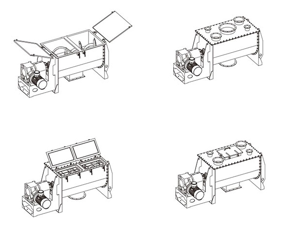 Fertilize Horizontal Ribbon Mixer