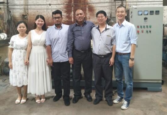 Bangladesh customers visited JCT Machinery for grafting glue and PU adhesive production line