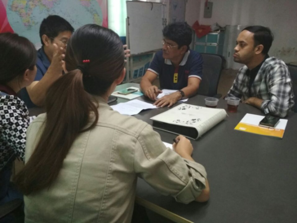 Meeting the Bangladesh client who needs chemical reactor for DOP production line
